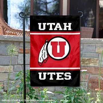 Durable Double-Sided Utah Garden Flag for University Fans