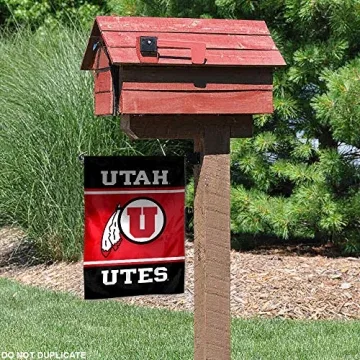 Durable Double-Sided Utah Garden Flag for University Fans