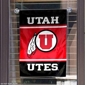 Durable Double-Sided Utah Garden Flag for University Fans