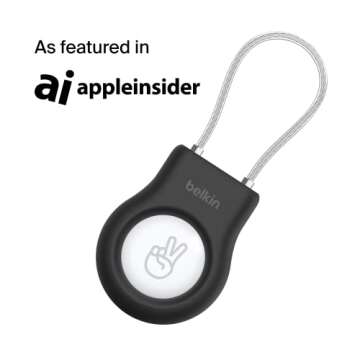 Belkin Apple AirTag Secure Holder with Wire Cable - Durable, Scratch-Resistant AirTag Case w/ Allen ...