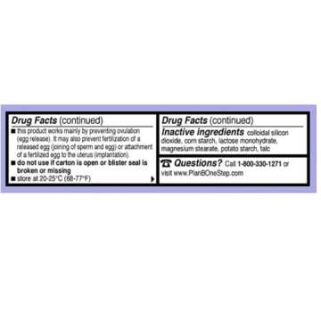 Plan B One-Step Emergency Contraceptive, 1.5 Mg (1 Tablet)