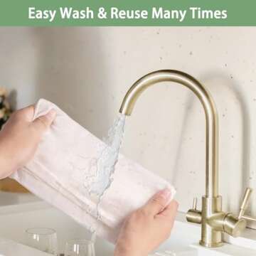 Olicity Cheese Cloths, Grade 90, 27 Sq Feet, Reusable Cheese Cloth with Closed Edges Unbleached Cotton Cheesecloth for Straining, Fine Mesh Fabric Muslin Cloth for Cooking, Rice,Sushi,Crafts - 3 Yards