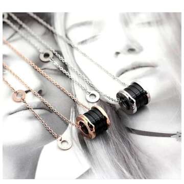 Luxury Gold Necklace for Women Plated Classic Letter Design Fashion Necklace Pendant Jewelry Gifts for Women (A)