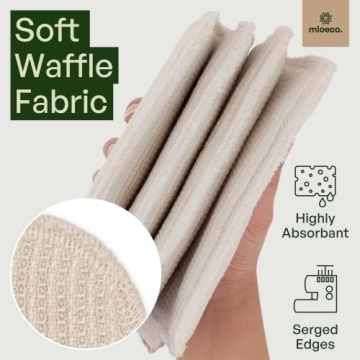 MioEco Unsponge Natural Reusable Kitchen Sponges - Sustainable Cleaning