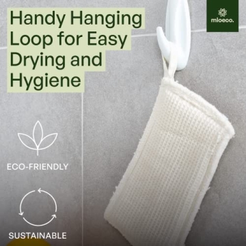 MioEco Unsponge Natural Reusable Kitchen Sponges - Sustainable Cleaning