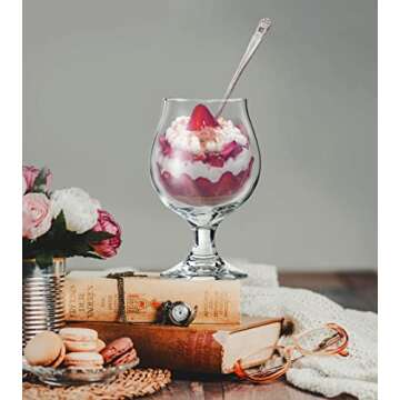 ECODESIGN-US Beer Glasses Belgian Style Tulip - 16 Oz - Set of 2 w/Coasters - Birthday Housewarming Bachelor Party Glassware Gift