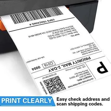 LotFancy 4x6 Shipping Labels - 1000 Premium Adhesive Labels