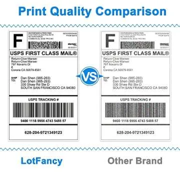 LotFancy 4x6 Shipping Labels - 1000 Premium Adhesive Labels