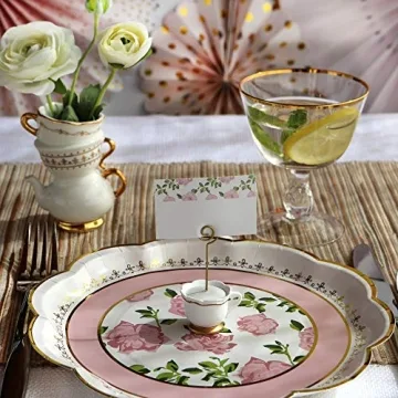 Kate Aspen Tea Time Whimsy Place Card Holders Set of 6