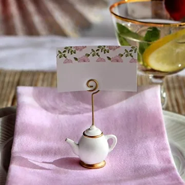 Kate Aspen Tea Time Whimsy Place Card Holders Set of 6