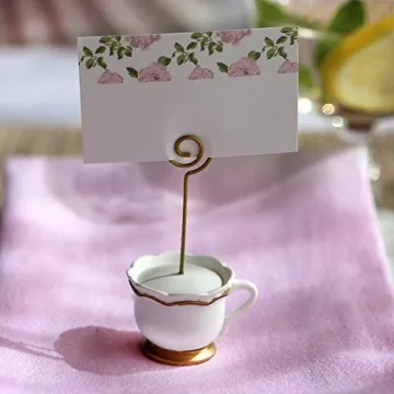 Kate Aspen Tea Time Whimsy Place Card Holders Set of 6