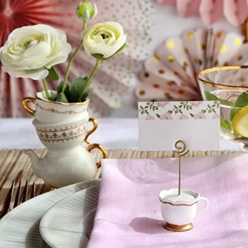 Kate Aspen Tea Time Whimsy Place Card Holders Set of 6