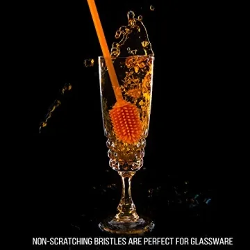 12.5" Silicone Bottle Brush Set for Easy Cleaning