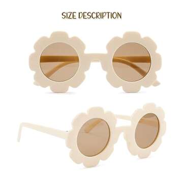 Cute Flower Sunglasses for Girls - Stylish & Fun Accessory