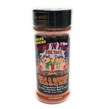 Hogs ‘N Heat BBQ Sauce & Rub Combo for Grilling