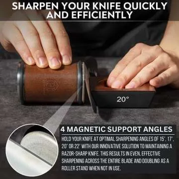 Rolling Knife Sharpener: Precision & Elegance in One Kit
