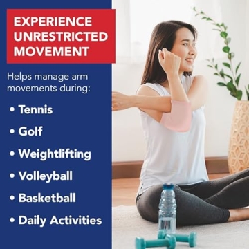 Dr. Arthritis Pink Elbow Compression Sleeve for Women