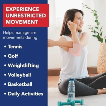 Dr. Arthritis Pink Elbow Compression Sleeve for Women