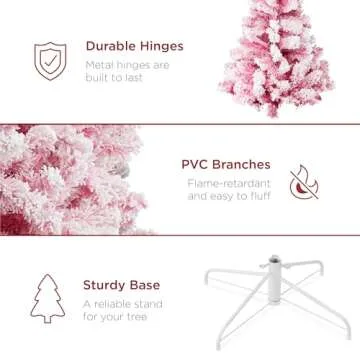 Shop 7.5ft Pre-Lit Pink Christmas Tree Online