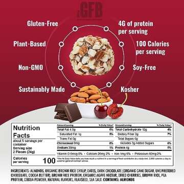 GFB Variety Pack Protein Bites - 6 Flavors of Healthy Snacks