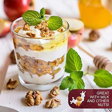 California Raw Walnuts- 3 Pounds, Resealable Package-Fresh, No Shell, Unsalted-All Natural Dry Halve...