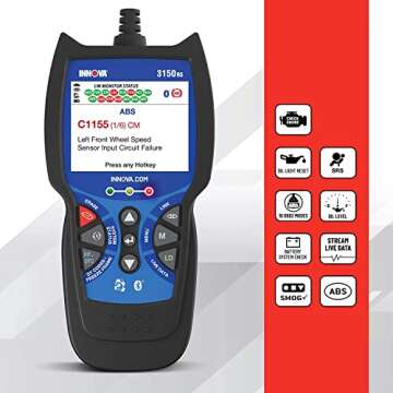 Innova 3150RS OBD2 Scanner / Car Code Reader with ABS, SRS, Live Data, and Service Light Reset