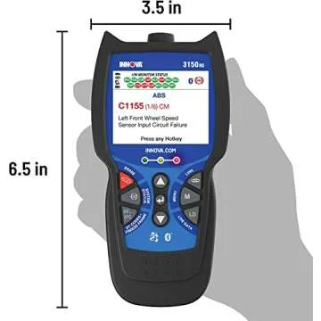 Innova 3150RS OBD2 Scanner / Car Code Reader with ABS, SRS, Live Data, and Service Light Reset