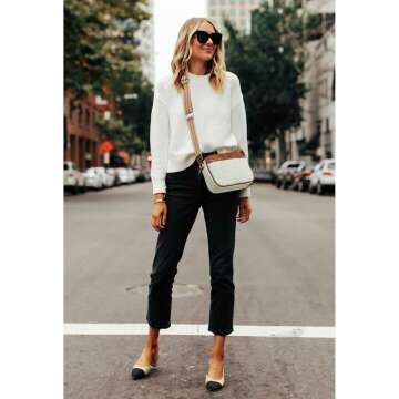 Vegan Leather Quilted Crossbody Bag with Wide Strap