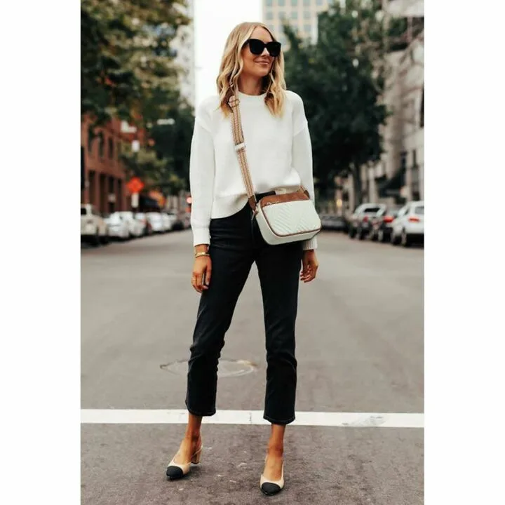 Vegan Leather Quilted Crossbody Bag with Wide Strap