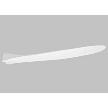 Monte Carlo 3MAVR88RZW Maverick Super Max Energy Star 88" Outdoor Ceiling Fan with Remote Control, 3 Balsa Wood Blades, Matte White