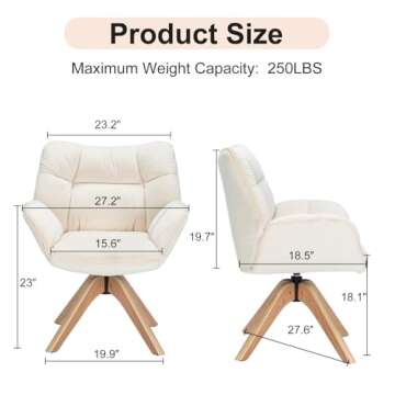 LVVEZin Fabric Accent Chair for Stylish Spaces