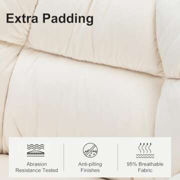 LVVEZin Fabric Accent Chair for Stylish Spaces