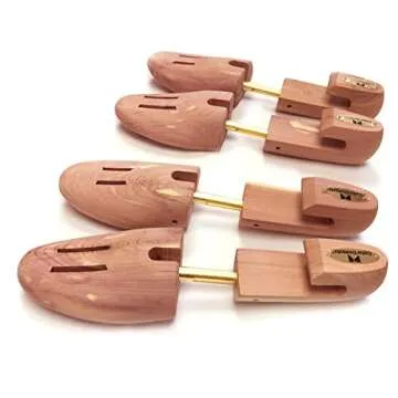 Cedar Elements Slatted Cedar Shoe Trees - 2 Pack (Large)
