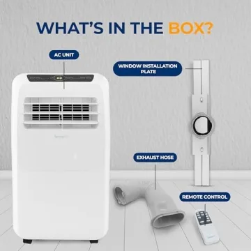 SereneLife Portable Air Conditioner 12000 BTU for Rooms