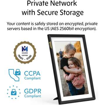 Nixplay 10.1" WiFi Digital Photo Frame - Share Easily