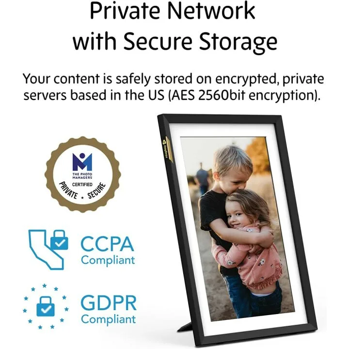 Nixplay 10.1" WiFi Digital Photo Frame - Share Easily