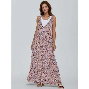 Stylish DEEP SELF Women's Boho Floral Jumpsuit for Summer