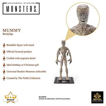 BendyFigs The Noble Collection Universal Monsters Mummy
