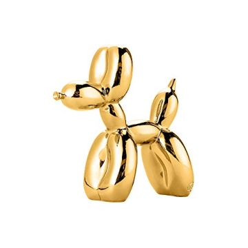 Mini Gold Balloon Dog Sculpture Unique Decor