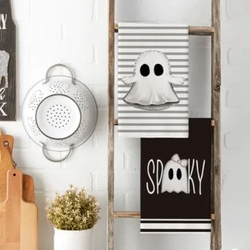 Spooky Halloween Kitchen Towels Set - Decorative & Functional