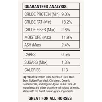 Horse Treats, Blonde Bits of Health - Low Carb, Low Sugar Cookies with Natural Ingredients, 4.5 lb B...