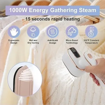 Mini Steam Iron Portable Travel Steamer for Clothes