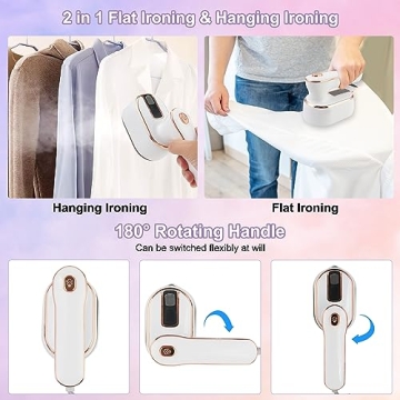 Mini Steam Iron Portable Travel Steamer for Clothes