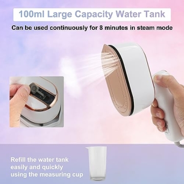 Mini Steam Iron Portable Travel Steamer for Clothes