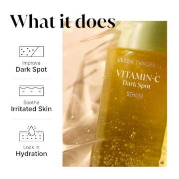 GOODAL Green Tangerine Vitamin C Travel Size, Gift Set, Trial Kits, Serum & Toner & Cream Skincare Sets