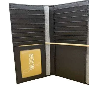 Michael Kors Women's Black Leather Messenger Bag