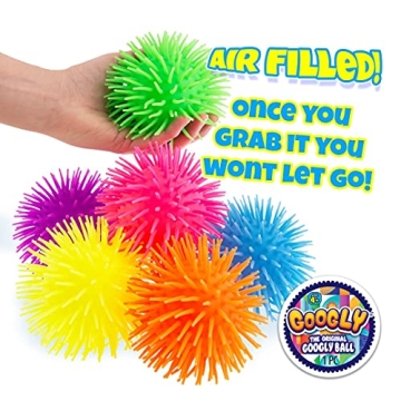 JA-RU Googly Puffer Ball for Sensory Fun and Relief
