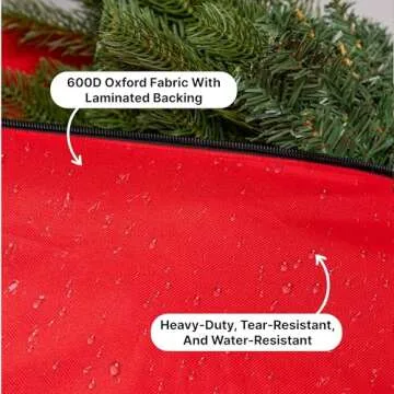Heavy Duty Christmas Tree Storage Bag for 9 ft Trees