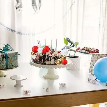 Rsstarxi Mini Balloon Cake Foam Balls for Elegant Decor