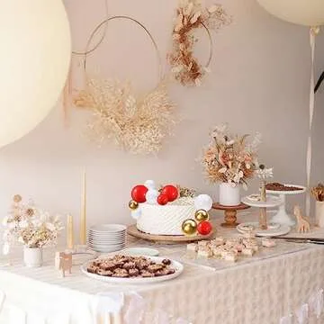 Rsstarxi Mini Balloon Cake Foam Balls for Elegant Decor